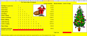 This was designed for teaching schoolkids to learn Excel. Just for fun.